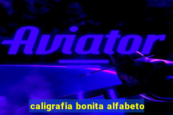 caligrafia bonita alfabeto